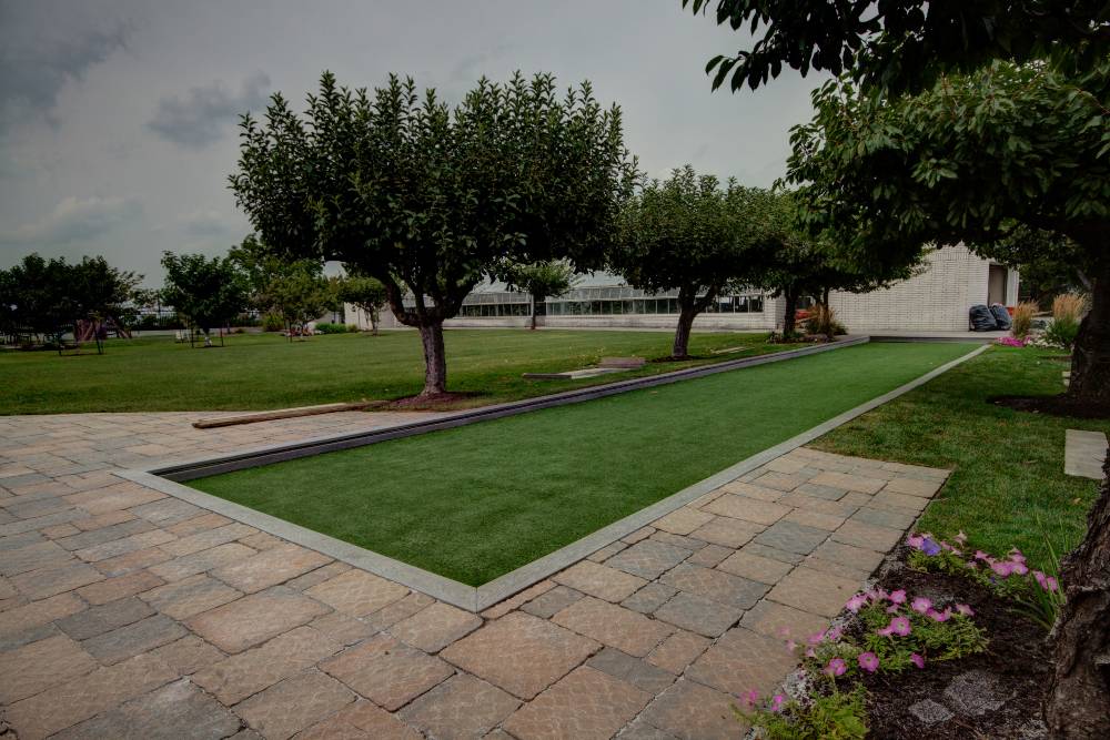 bocce court